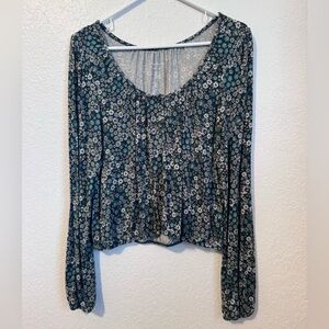 American Eagle soft and sexy floral blouse medium